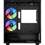 Aerocool Viewport Mini V2 ARGB, Tower-Gehäuse schwarz, Tempered Glass x 2