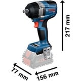 Bosch Akku-Schlagschrauber GDS 18V-750 C Professional, 18Volt blau, 2x Akku ProCORE18V 8,0Ah, Bluetooth, in L-BOXX