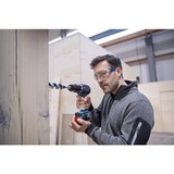 Bosch Akku-Bohrschrauber GSR 18V-90 FC Professional, 18Volt blau/schwarz, 2x Akku ProCORE18V 4,0Ah, in L-BOXX