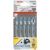 Bosch Stichsägeblatt T 121 GF Speed for Metal, 92mm 5 Stück