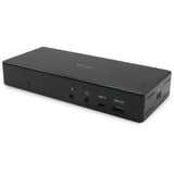 i-tec USB-C Quattro Display Docking Station, Dockingstation schwarz, HDMI, DIsplayPort, USB