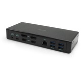 i-tec USB-C Quattro Display Docking Station, Dockingstation schwarz, HDMI, DIsplayPort, USB