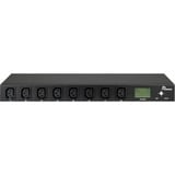 Inter-Tech PDU SA-0816, 16A, Steckdosenleiste schwarz, 8 schaltbare C13 Steckdosen