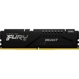 Kingston FURY DIMM 32 GB DDR5-6400, Arbeitsspeicher schwarz, KF564C32BBE-32, FURY Beast, INTEL XMP, AMD EXPO