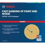 Bosch Expert C470 Schleifblatt, Ø 125mm, K240 Multilochung 5 Stück, für Exzenterschleifer