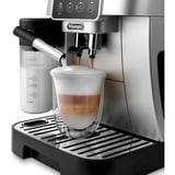 DeLonghi Magnifica Start Milk ECAM220.80.SB , Vollautomat silber/schwarz