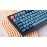 Keychron V1 Max, Gaming-Tastatur schwarz/blaugrau, DE-Layout, Gateron Jupiter Banana, Hot-Swap, RGB