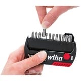 Wiha Bit-Satz FlipSelector Standard, 13-teilig schwarz/rot, PH / PZ / SL, mit Gürtelclip