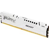 Kingston FURY DIMM 32 GB DDR5-6400, Arbeitsspeicher weiß, KF564C32BW-32, FURY Beast, INTEL XMP