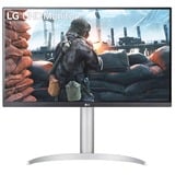 LG 27UP650P-W, Gaming-Monitor 68.4 cm (27 Zoll), silber/weiß, UltraHD/4K, IPS, AMD Free-Sync, HDR