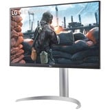 LG 27UP650P-W, Gaming-Monitor 68.4 cm (27 Zoll), silber/weiß, UltraHD/4K, IPS, AMD Free-Sync, HDR