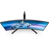 Philips Evnia 34M2C6500, Gaming-Monitor 86.36 cm (34 Zoll), anthrazit, OLED, HDMI, DisplayPort, HDR, Curved, Ambiglow, 175Hz Panel