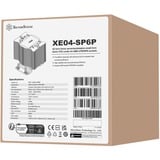 SilverStone XE04-SP6P, CPU-Kühler silber/schwarz, 92 mm