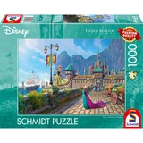 Schmidt Spiele Thomas Kinkade Studios: Disney - Celebration in Arendelle, Puzzle 1000 Teile