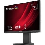 ViewSonic VG2208A, LED-Monitor 54.5 cm (22 Zoll), schwarz, FullHD, IPS, USB-Hub, 100Hz Panel