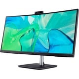 Acer Vero CB343CURD, QLED-Monitor 86.4 cm (34 Zoll), schwarz/silber, WQHD, IPS, Curved, USB-C