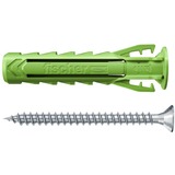 fischer Dübel SX Plus Green 8x40 S K grün, 10 Stück, mit Schraube