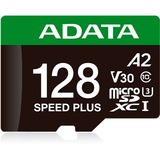 ADATA SPEED PLUS microSDXC 128 GB, Speicherkarte UHS-I U3, Class 10, V30, A2