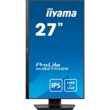 iiyama ProLite XUB2793QS-B6, LED-Monitor 68.5 cm (27 Zoll), schwarz (matt), WQHD, IPS, Ergonomischer, höhenverstellbarer Standfuß, 100Hz Panel