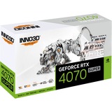 INNO3D GeForce RTX 4070 SUPER TWIN X2 OC WHITE, Grafikkarte DLSS 3, 3x DisplayPort, 1x HDMI 2.1