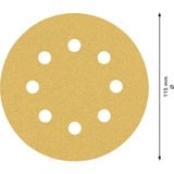 Bosch Expert C470 Schleifblatt, Ø 115mm, K80 5 Stück, für Exzenterschleifer