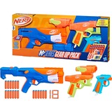 Hasbro Nerf N Series Gear Up Pack, Dartblaster blau/orange