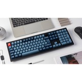 Keychron V6 Max, Gaming-Tastatur schwarz/blaugrau, DE-Layout, Gateron Jupiter Brown, Hot-Swap, RGB