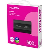 ADATA SD810 500 GB, Externe SSD schwarz, USB-C 3.2 Gen 2x2 (20 Gbit/s)