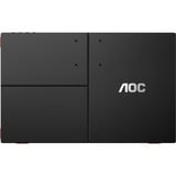 AOC GAMING 16G3, Gaming-Monitor 40 cm (16 Zoll), schwarz/rot, FullHD, IPS,  AMD Free-Sync, Tragbarer Monitor, 144Hz Panel