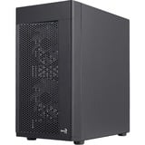 Aerocool Hexform G-BK-V2 , Tower-Gehäuse schwarz, Tempered Glass