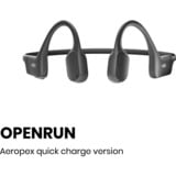 Shokz OpenRun, Kopfhörer schwarz, Kosmisches Schwarz, Bluetooth, Laden über USB-C