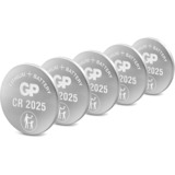 GP Batteries CR2025 GP Lithium Knopfzelle 3Volt, Batterie 5 Stück