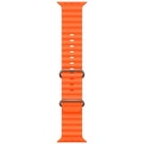 Apple 49 mm Ocean Armband, Uhrenarmband orange/titan