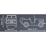 COBI Jeep Willys CJ-2A, Konstruktionsspielzeug weiß