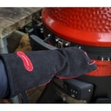 Kamado Joe Leder-Grillhandschuhe schwarz/rot