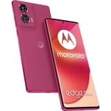 Motorola edge 50 Fusion 256GB, Handy Hot Pink, Kunstleder, Dual SIM, Android 14, 8 GB LPDDR5