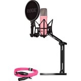 Rode Microphones NT1 Signature +XLR-Kabel+Desktop Studio Arm , Mikrofon pink, Bundle