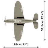 COBI Bell P-39D Airacobra, Konstruktionsspielzeug grau