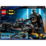 LEGO 76273 DC Super Heroes Batman Baufigur mit Batpod, Konstruktionsspielzeug 