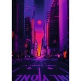 Ravensburger Puzzle New York in Neon 1000 Teile