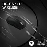 Logitech PRO X SUPERLIGHT 2, Gaming-Maus schwarz, 2,4-GHz-LIGHTSPEED, kompatibel mit Windows und macOS