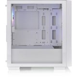 Thermaltake Versa H16 TG ARGB , Tower-Gehäuse weiß, Tempered Glass