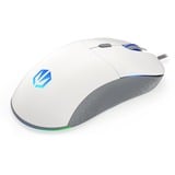 ENDORFY GEM Plus Onyx White, Gaming-Maus weiß/grau