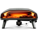 Ooni Koda 2 Max, Pizzaofen schwarz/silber, für Pizzen bis ca. Ø 50cm