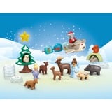 PLAYMOBIL 70297 Junior: Adventskalender Schneeweihnacht, Konstruktionsspielzeug 