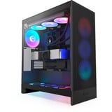 NZXT H7 Flow RGB ( 2024 )  , Tower-Gehäuse schwarz, Tempered Glass