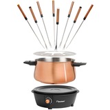 Bestron Fondue Set AFD850CO kupfer/schwarz, 1.500 Watt, Topf 1,5 Liter