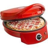 Bestron Viva Italia Pizzaofen APZ400 rot, 1.800 Watt, für Pizza Ø 27cm