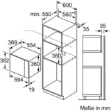 Bosch BEL554MS0 Serie 6, Mikrowelle edelstahl