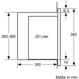 Bosch BFL524MB0 Serie 6, Mikrowelle schwarz